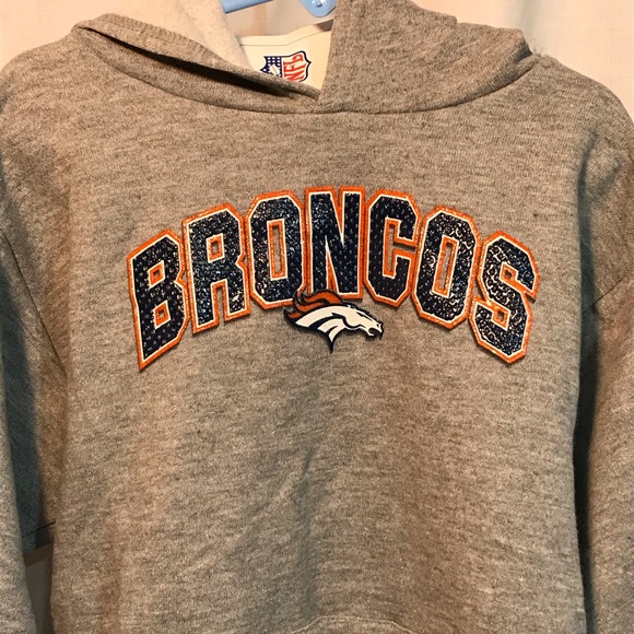 Denver Broncos Youth Hoodie Sweatshirt NFL Small - Picture 3 of 6